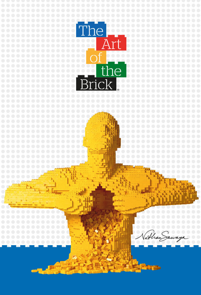 The Art of The Brick Lego Exhibition key visual