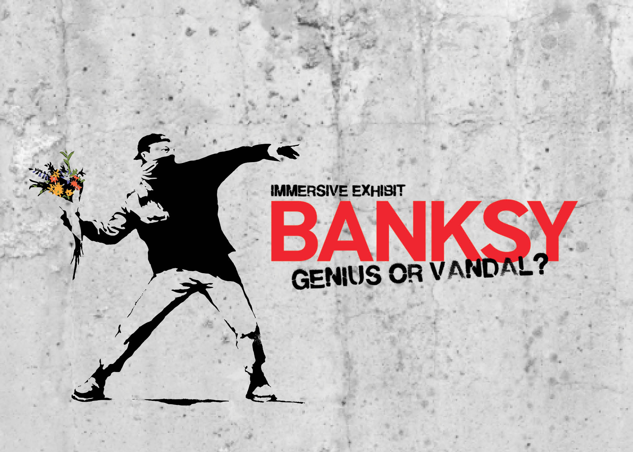 Banksy immersive Exhibit Banner low resolution