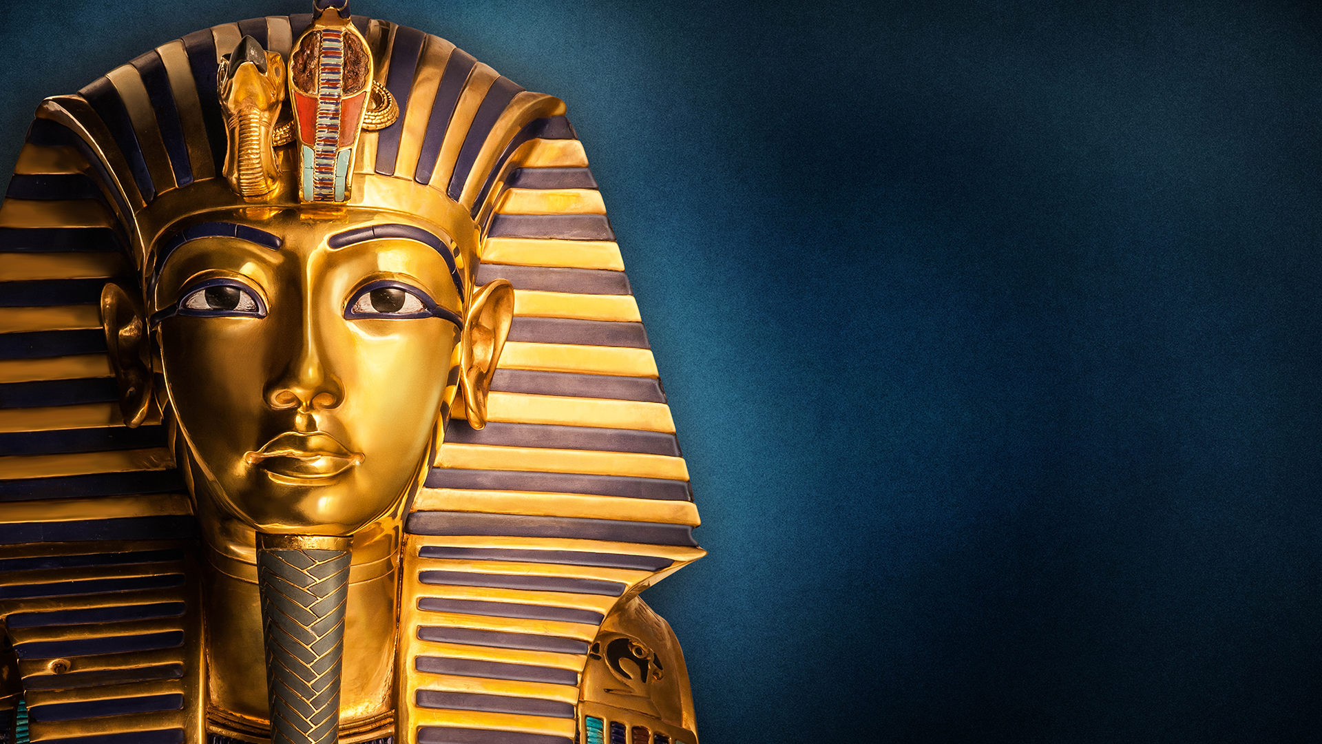 Tutankhamun exhibition website banner